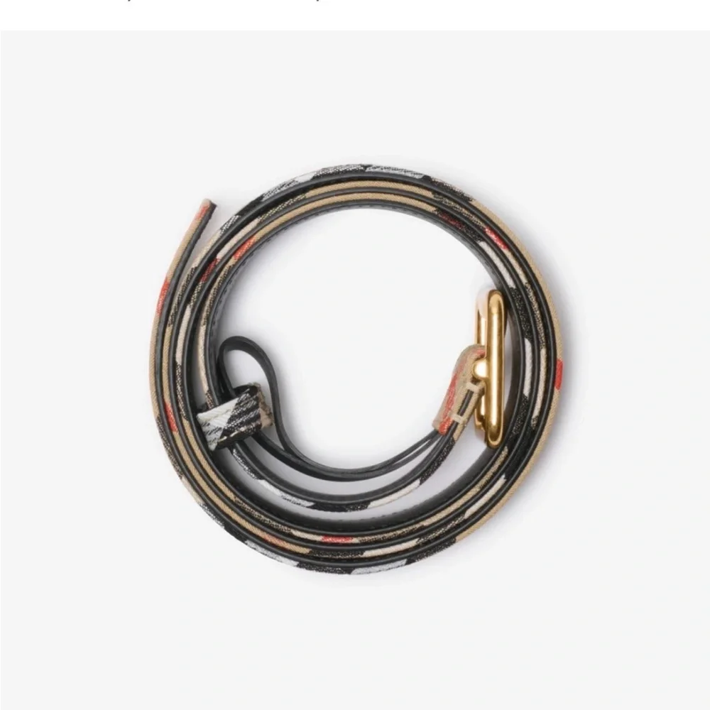 Burberry Check B Buckle Belt - Picture 2 of 8